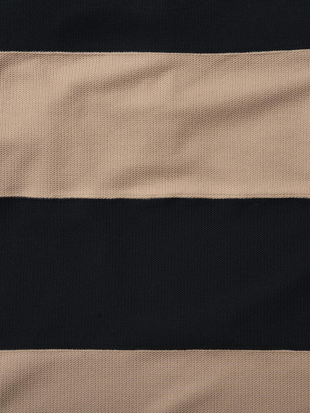 フラワーコサージュ ボーダーポロシャツ