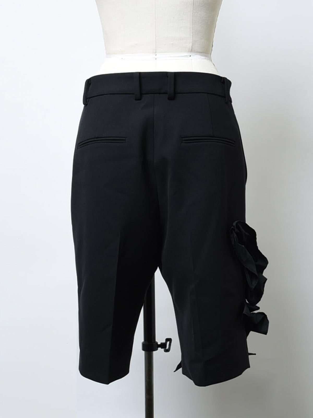 Gathered motif trousers