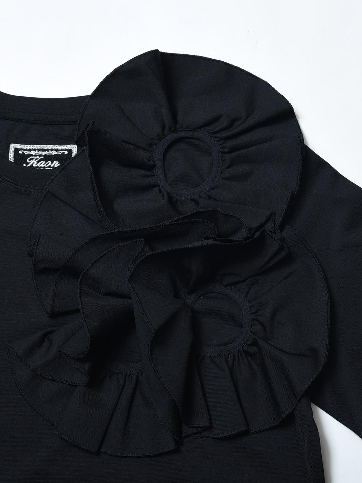 フラワーコサージュ カットソー