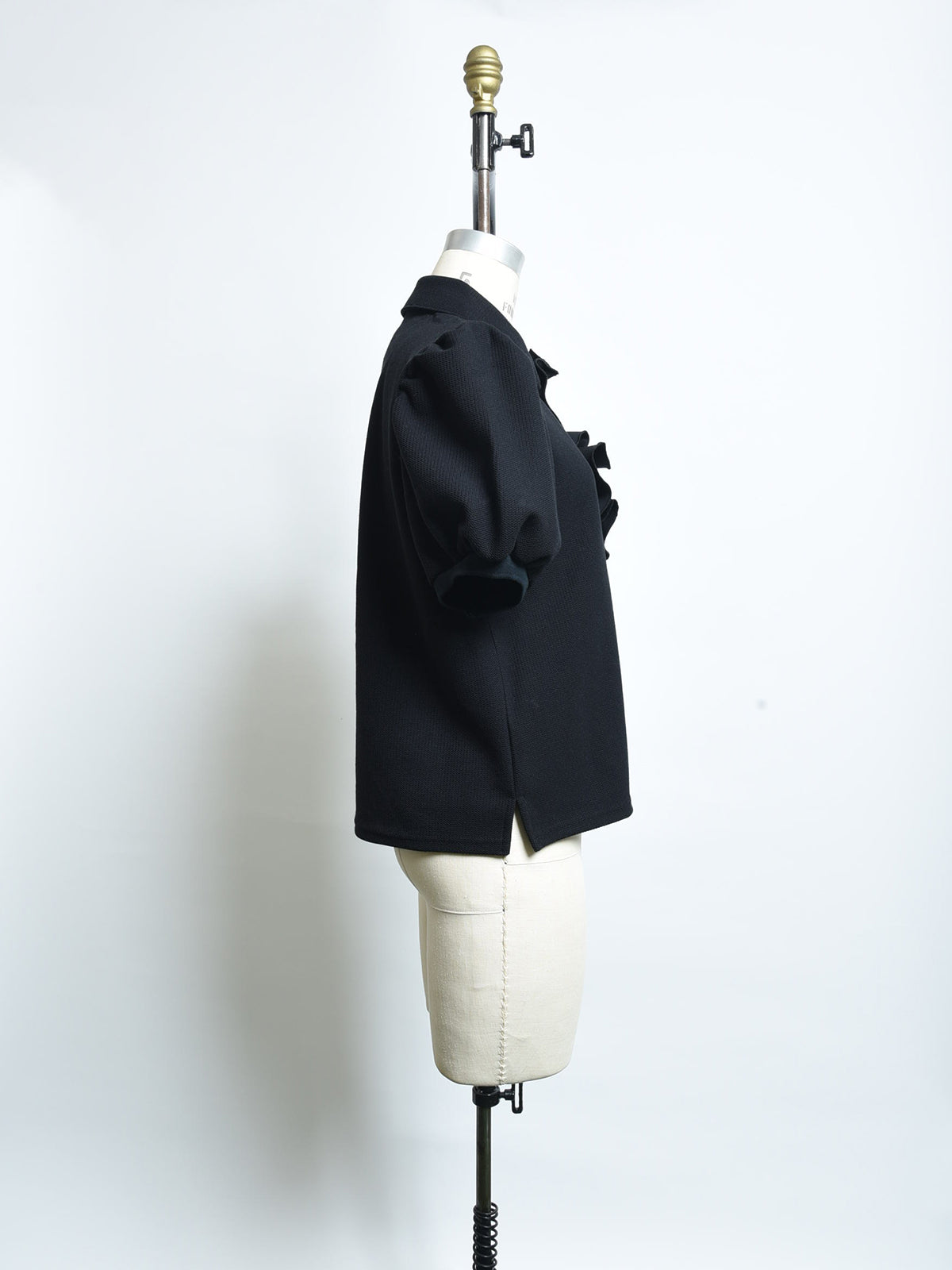 フラワーコサージュ ポロシャツ