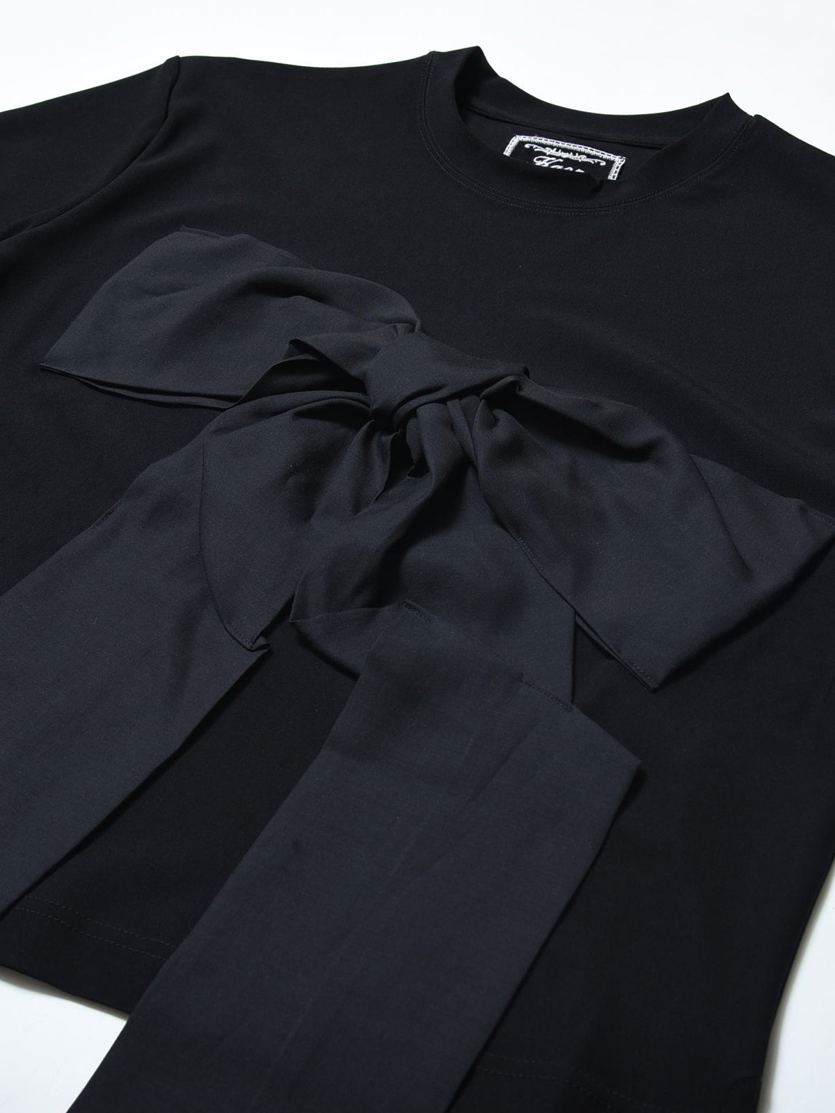 フロントリボン デザインカットソー