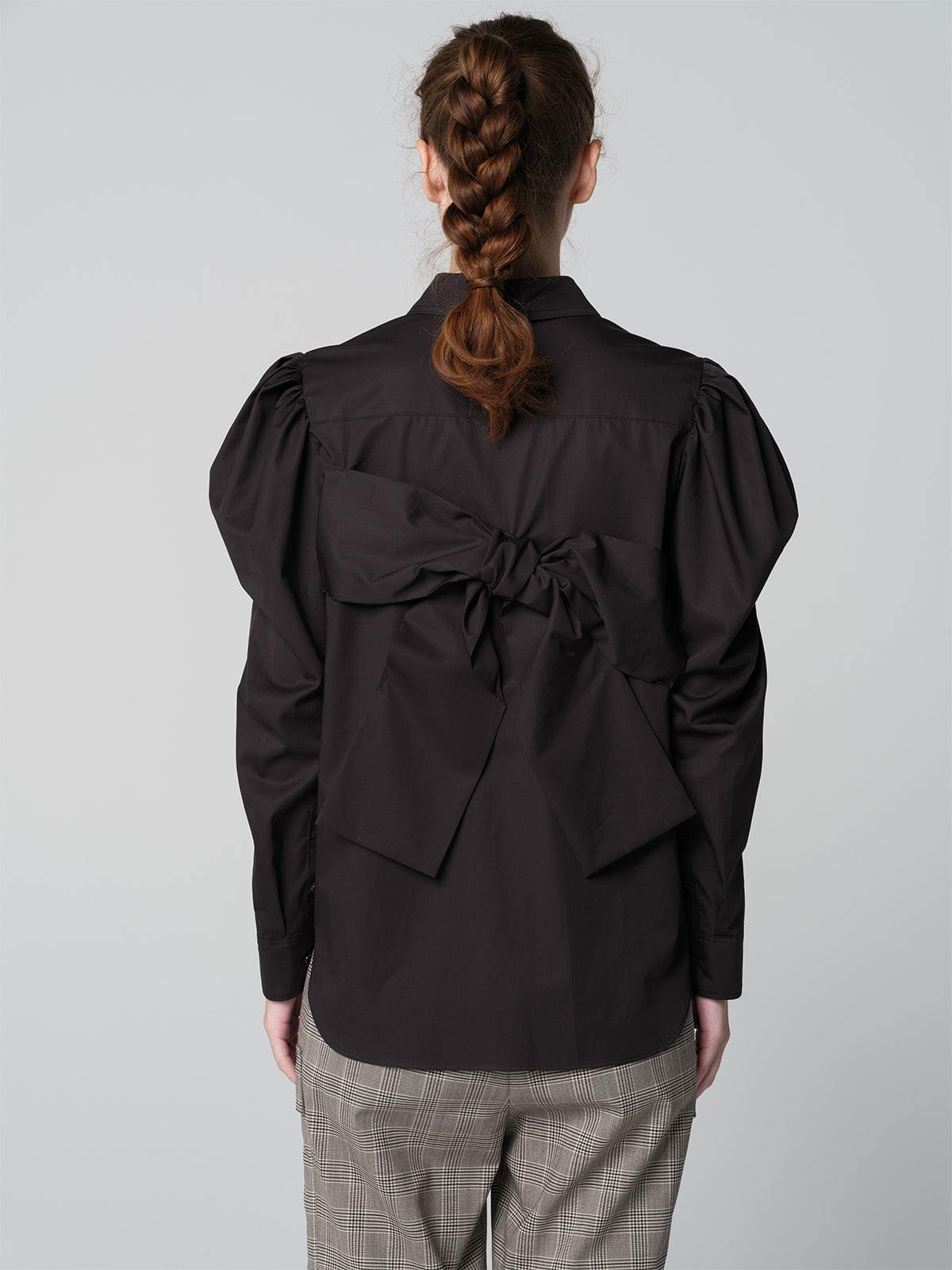 バックリボン ドレスシャツ